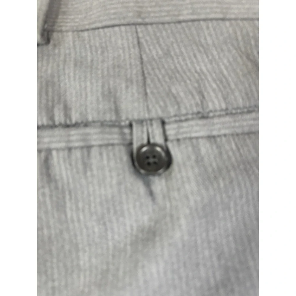 Banana Republic Pant Mens 33x32 Gray Tailored Slim‎ Fit Business Casual Trouser